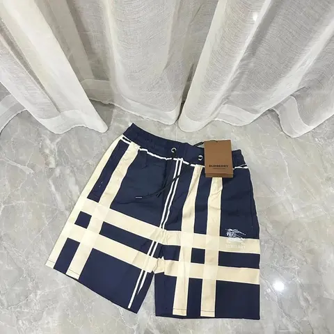 Burberry Check Pattern Swim Shorts