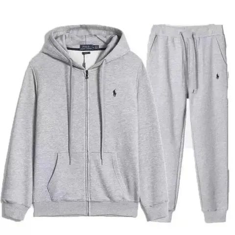 Polo Ralph Lauren Gray Hoodie and Sweatpants Set