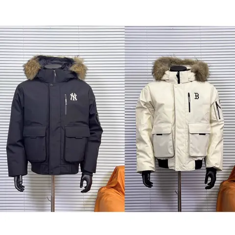 NY Yankees and B Logo Parka Jacket Collection