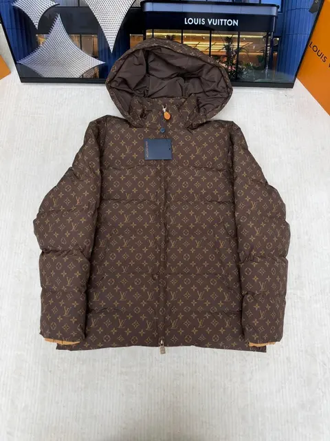 LOUIS VUITTON × Monogram Hooded Padded Parka