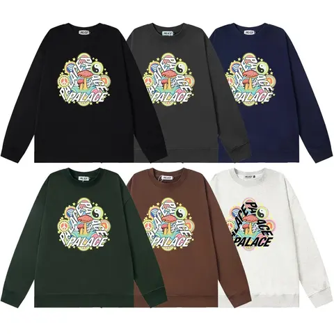Palace Skateboards Psychedelic Mushroom Crewneck Sweatshirt