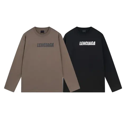 Balenciaga Logo Long Sleeve T-Shirt