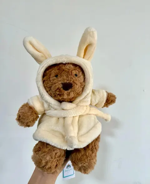 Jellycat Bunny Hoodie Bear Plush Toy