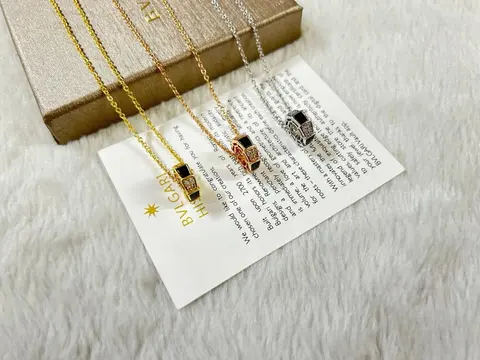 Bvlgari B.zero1 Cube Pendant Necklaces