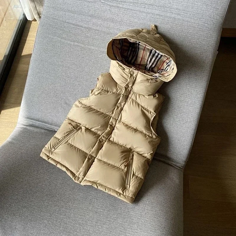 Burberry无袖马甲 卡其色
