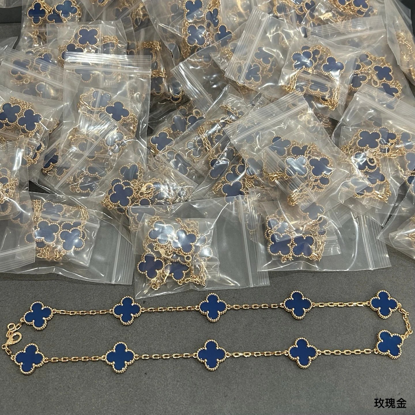十花-玫瑰金蓝