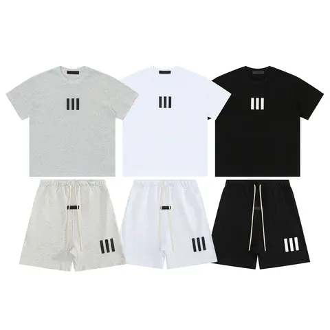 Three-Stripe T-Shirt and Shorts Set