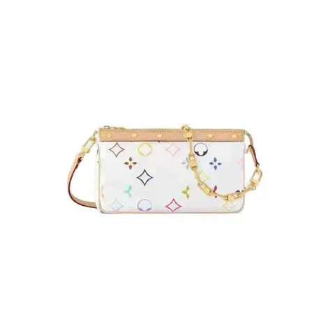 Louis Vuitton Multicolor Monogram White Pochette Accessoires