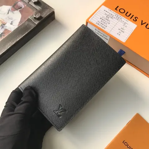 Louis Vuitton Black Leather Wallet