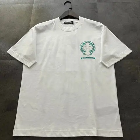 Chrome Hearts White Embroidered T-Shirt
