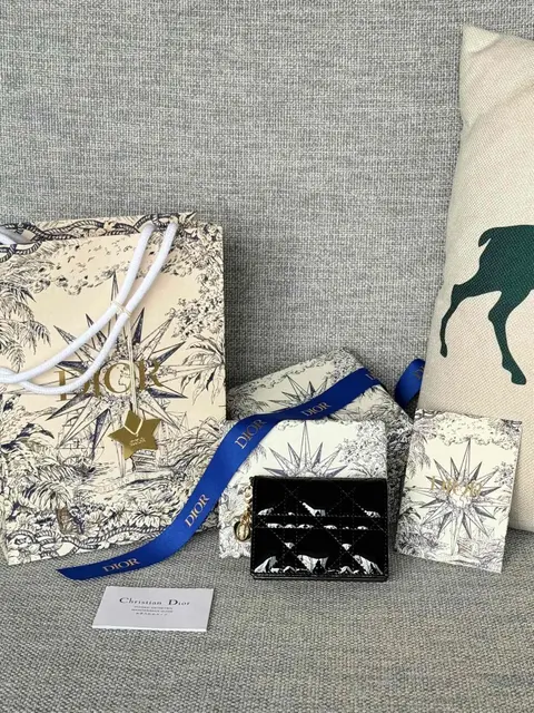 Christian Dior Mini Wallet with Gift Packaging