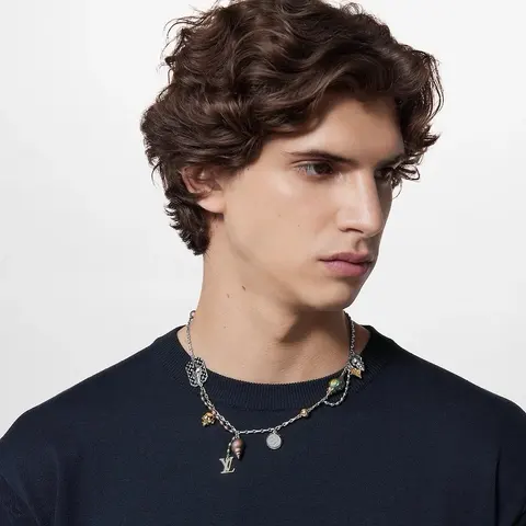 Louis Vuitton Multi-Chain Necklace with Charms