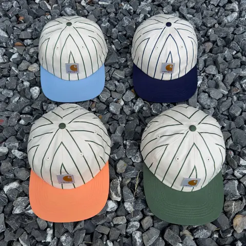 Carhartt WIP Pinstripe Baseball Caps Collection