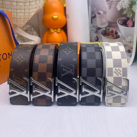 Louis Vuitton LV Monogram and Damier Belts Collection