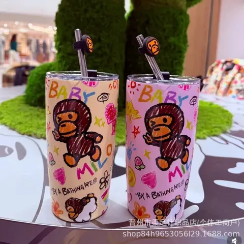 BABY MILO® STORE Stainless Steel Tumbler with Straw