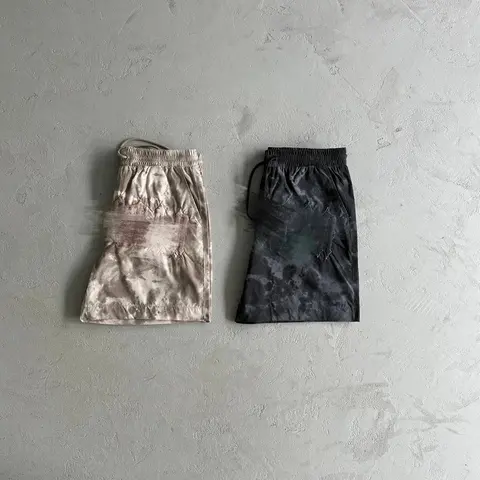 Tie-Dye Drawstring Shorts Set