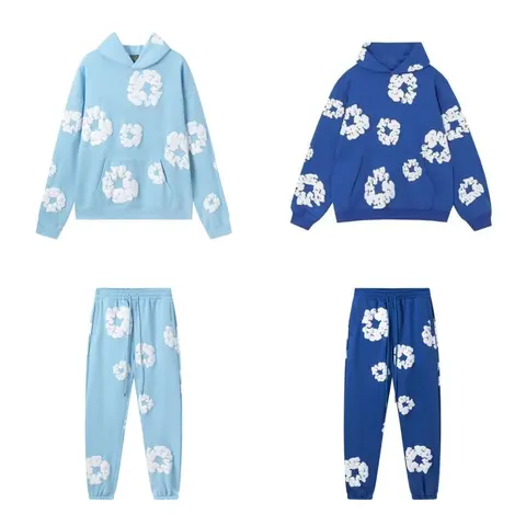 Cloud Print Hoodie and Jogger Set