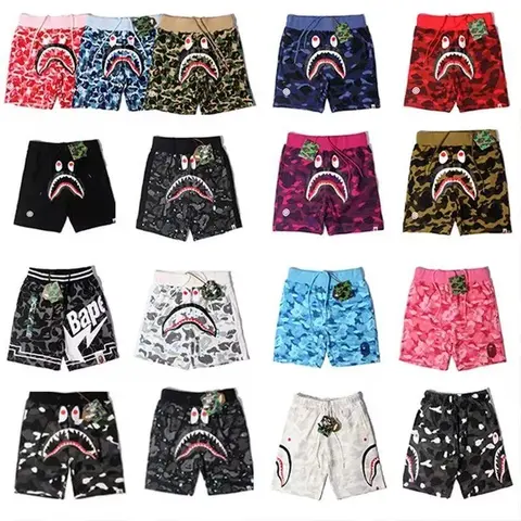 BAPE Shark Camo Print Shorts Collection