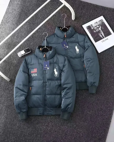Ralph Lauren USA Flag Logo Puffer Jacket