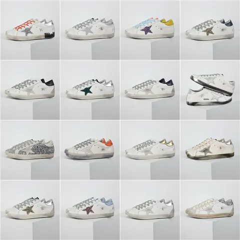 Golden Goose Super-Star White Red Black Sneakers