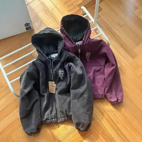 Stussy Hooded Fleece Jacket