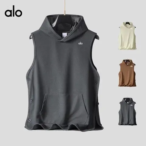 alo Yoga Sleeveless Hoodie Vest