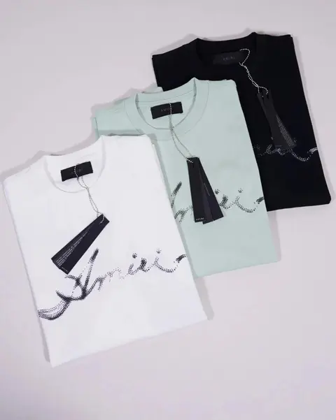 AMIRI Logo Embellished T-Shirt Collection
