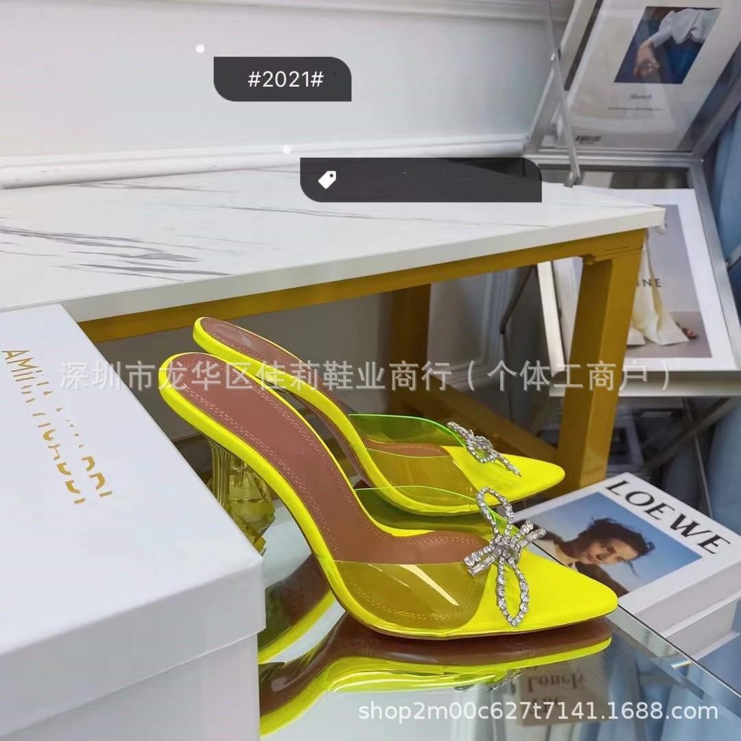 黄色水钻蝴蝶结