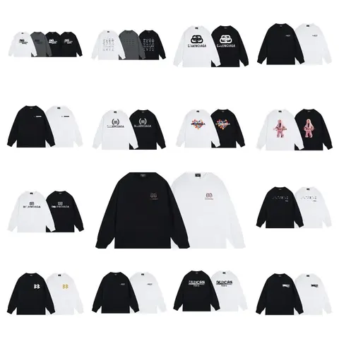 Balenciaga Long Sleeve T-Shirt Collection