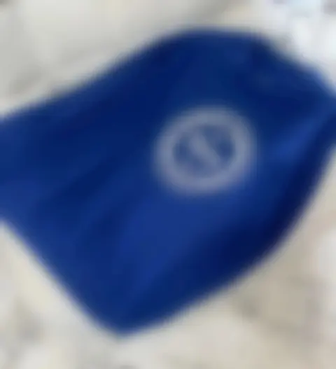 马匹双G刺绣卫衣蓝色