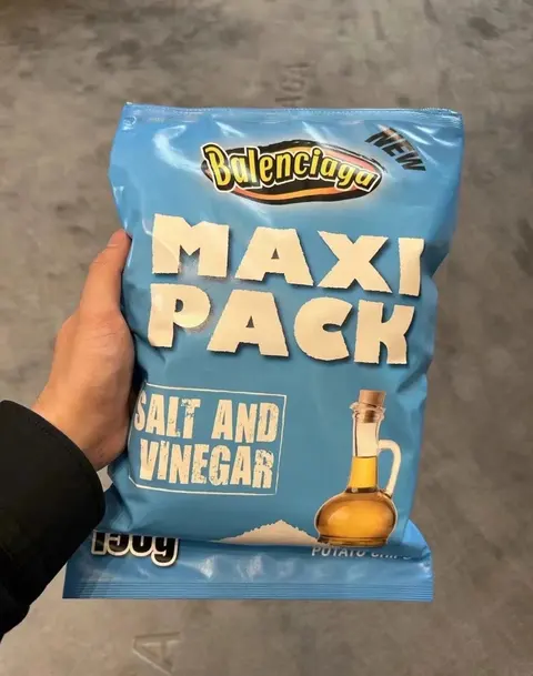 Balenciaga Maxi Pack Salt and Vinegar Potato Chips