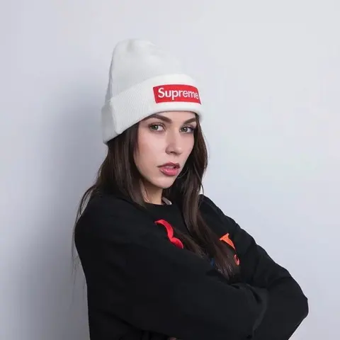 Supreme White Box Logo Beanie