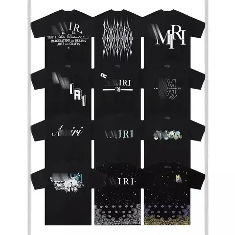 IRI Collection Black T-Shirts with Various Designs