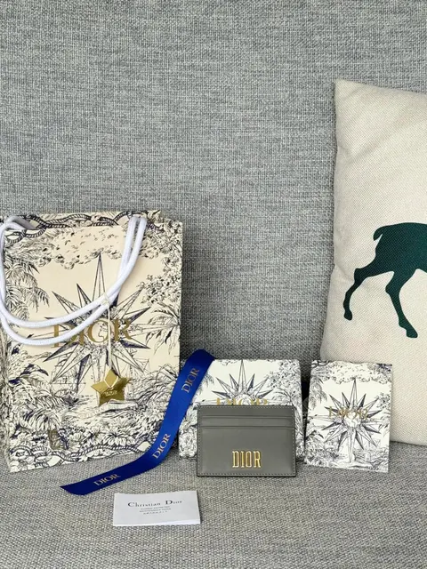 Dior Card Holder with Limited Edition Packaging