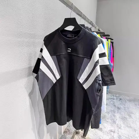 LENCI Color-Blocked Oversized T-Shirt