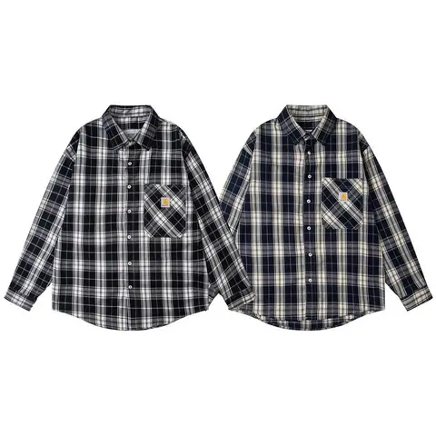 Carhartt WIP Plaid Long Sleeve shirts