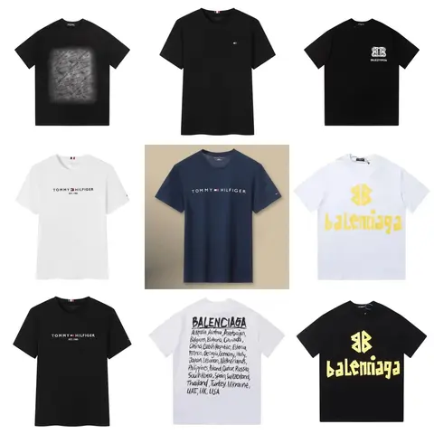 Tommy Hilfiger and Balenciaga T-Shirt Collection