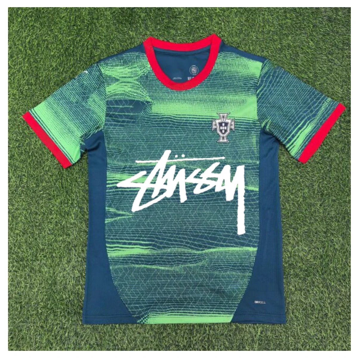 Stussy2526葡萄牙绿色训练服