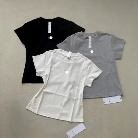 Basic Short Sleeve T-Shirts - Black, White, Gray