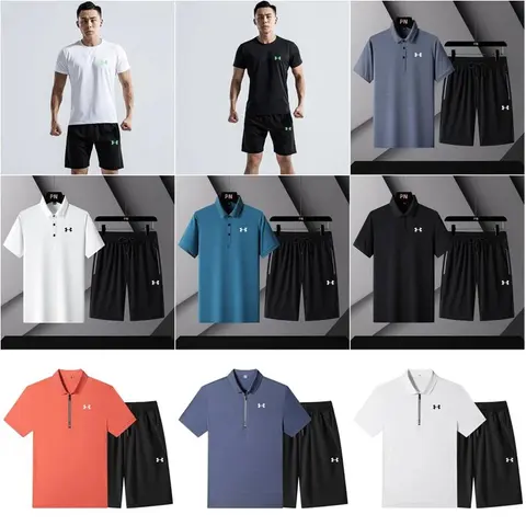 Under Armour Men's Polo Shirt and Shorts Sets