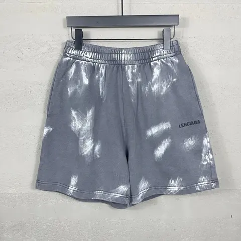 Balenciaga Tie-Dye Sweat Shorts
