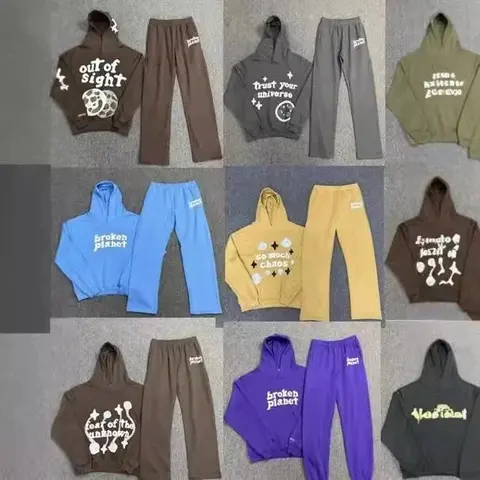 Broken Planet Hoodie and Pant Set Collection
