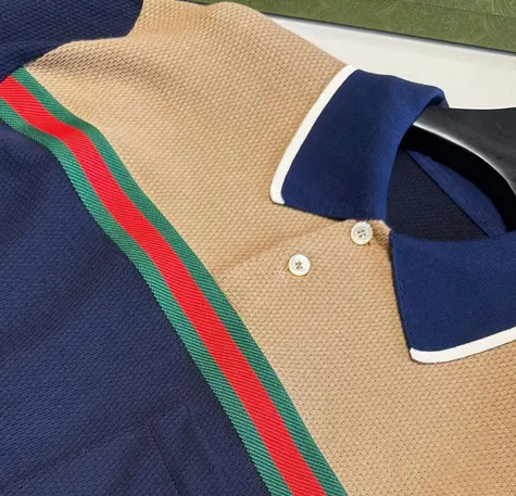 Gucci Striped Polo Shirt