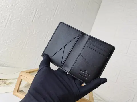 Louis Vuitton Black Leather Wallet