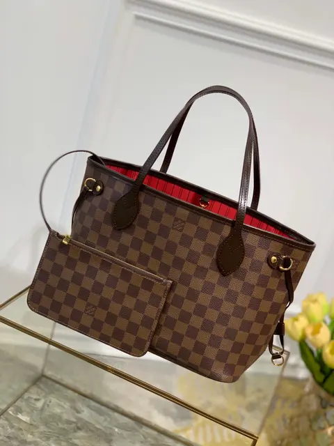 Louis Vuitton Neverfull GM Damier Ebene Tote Bag