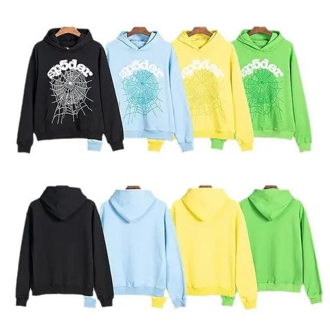 Spider Web Print Hoodies Collection