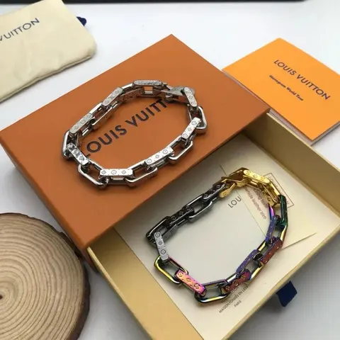 Louis Vuitton Monogram Chain Bracelets