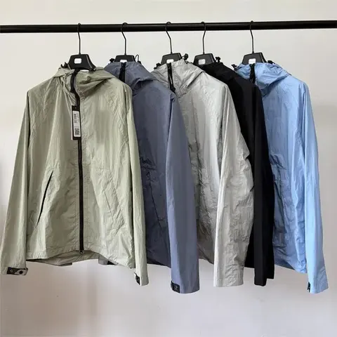 Lightweight Hooded Windbreaker Jacket Collection