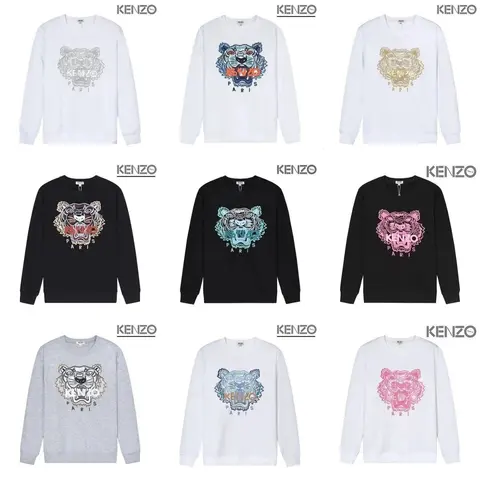 KENZO Tiger Head Logo Sweatshirts Collection