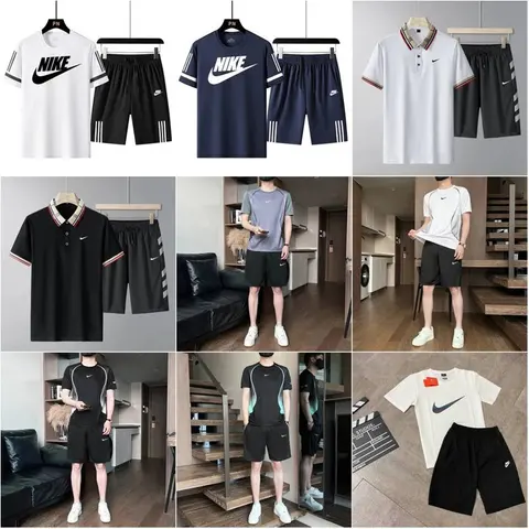 Nike Men's Athletic Shorts and T-Shirt Sets